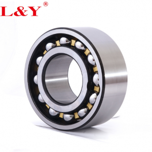 brass cage double row angular contact ball bearing 2 300x300 - L&Y 5204M